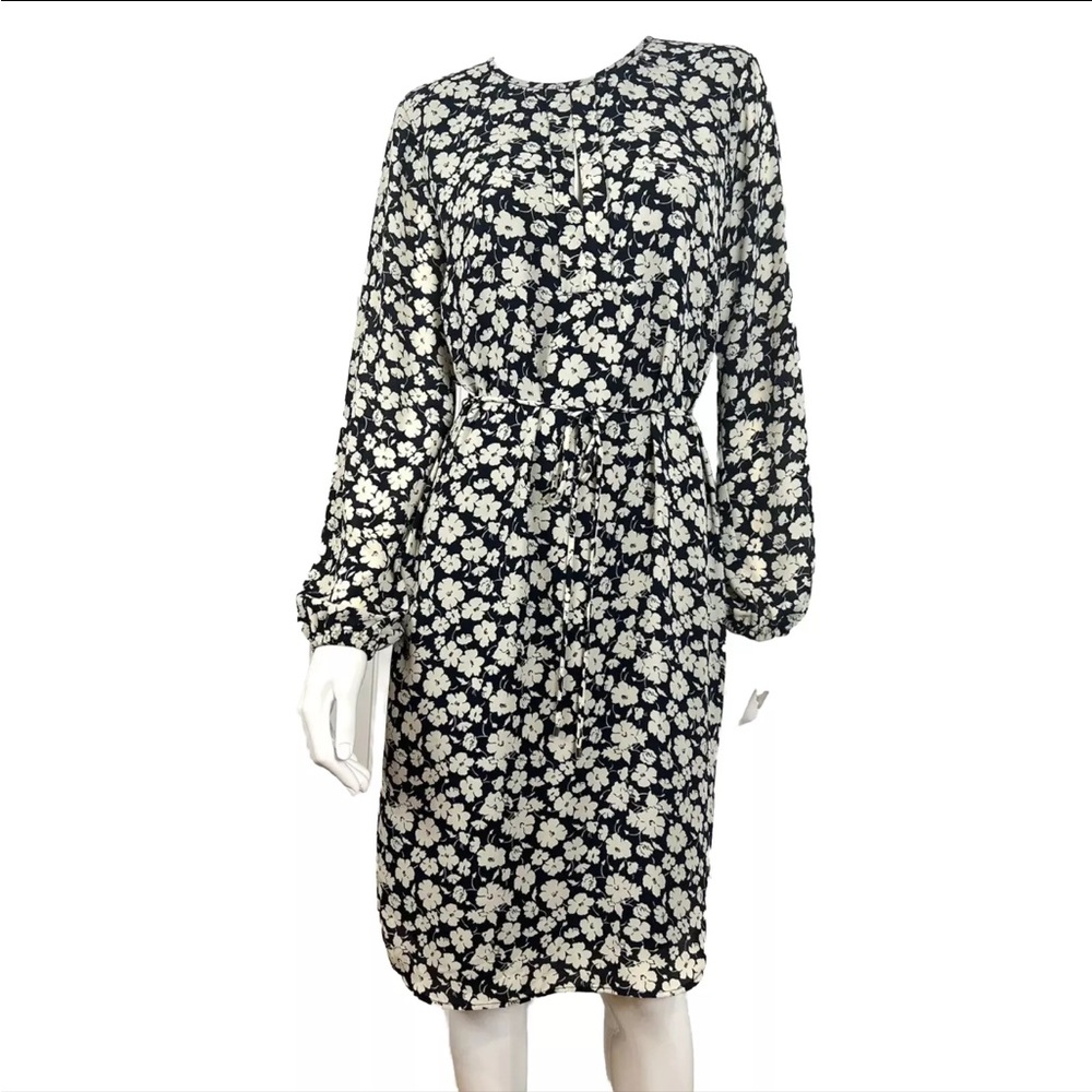 Ralph Lauren blue dress with white floral pattern